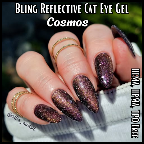 Cosmos Cat Eye Gel Mani - Reflective Cat Eye - HEMA HPMA TPO Free