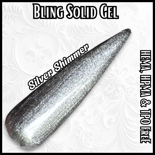 Silver Shimmer Gel - HEMA, HPMA, TPO Free