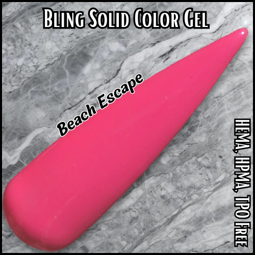 Beach Escape Solid Color Gel - HEMA, HPMA, TPO Free
