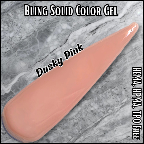 Dusky Pink Sheer Nude Pink Gel - HEMA, HPMA, TPO Free