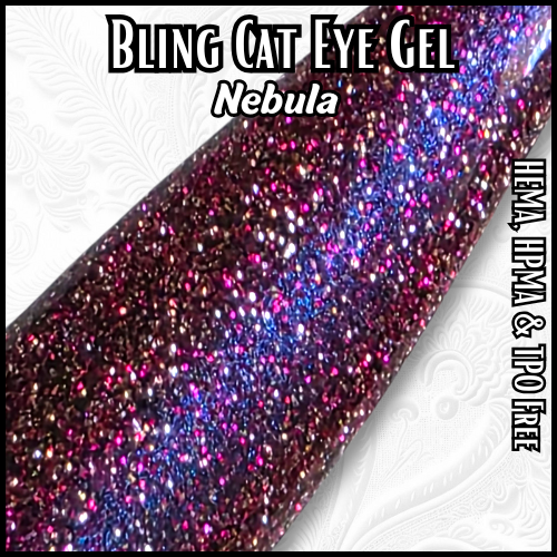 Nebula Gel - Glitter Cat Eye - HEMA, HPMA, TPO Free