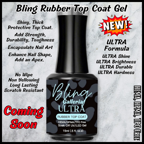ULTRA Rubber Top Coat Gel (No-Wipe) - HEMA, HPMA, TPO Free
