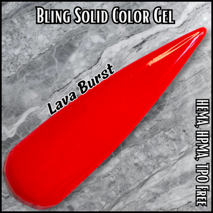ULTRA Lava Burst Neon Solid Color Gel Mani - HEMA, HPMA, TPO Free