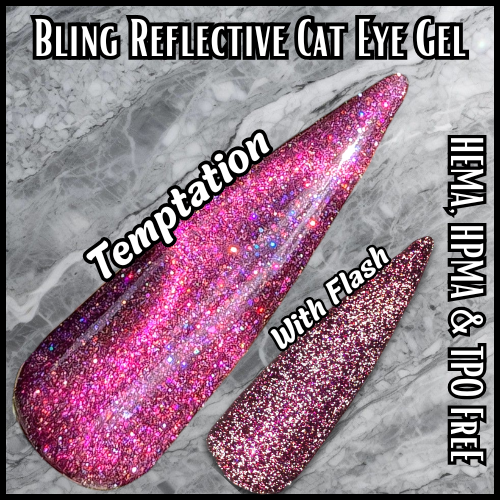 Temptation Cat Eye Gel - Reflective Cat Eye - HEMA HPMA TPO Free