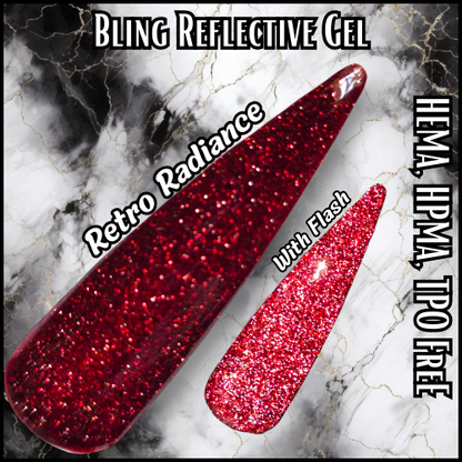 Retro Radiance Reflective Red Gel - HEMA, HPMA, TPO Free
