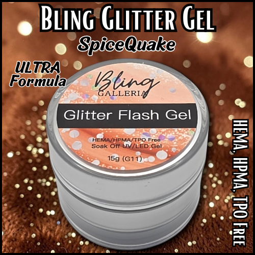 ULTRA Espresso Martini & ULTRA Chocolate Cosmos Cat Eye Gels - ULTRA SpiceQuake Glitter Gel - HEMA, HPMA, TPO Free