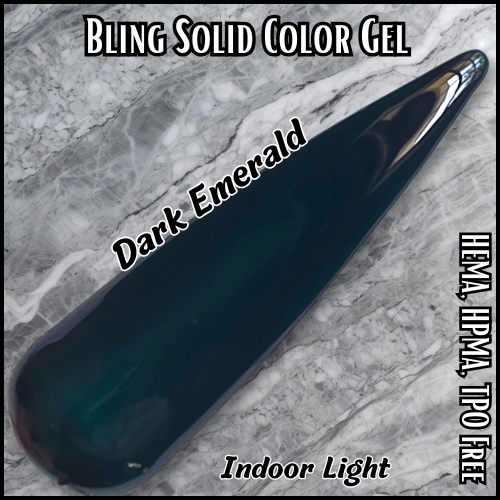Dark Emerald Jewel Solid Gel - HEMA, HPMA, TPO Free