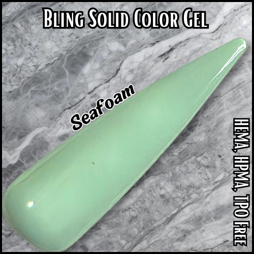 Seafoam Solid Color Gel - HEMA, HPMA, TPO Free