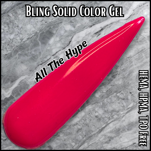 ULTRA All the Hype Neon Solid Color Gels - HEMA, HPMA, TPO Free