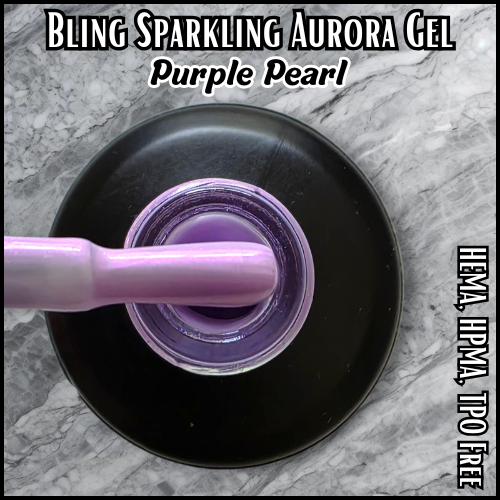 Purple Pearl Sparkling Aurora Gel - HEMA, HPMA, TPO Free