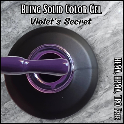 Violet's Secret Solid Color Gel - HEMA, HPMA, TPO Free