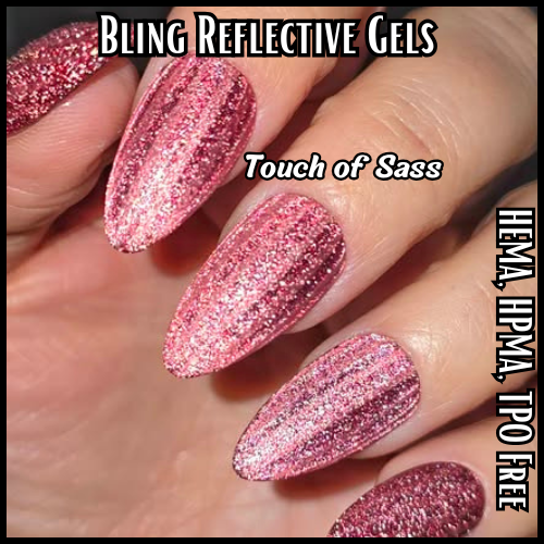 Touch of Sass Reflective Cat Eye Gel Mani -  HEMA HPMA TPO Free