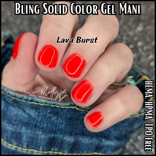 ULTRA Lava Burst Neon Solid Color Gel Mani - HEMA, HPMA, TPO Free