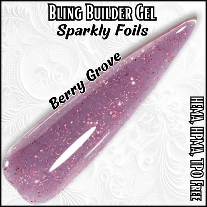 ULTRA Berry Grove - ULTRA Builder Gel Foil flakes - HEMA, HPMA, TPO Free