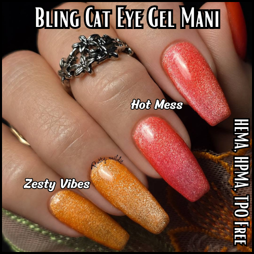 ULTRA Hot Mess, ULTRA Zesty Vibes Neon Cat Eye Gel - HEMA, HPMA, TPO Free