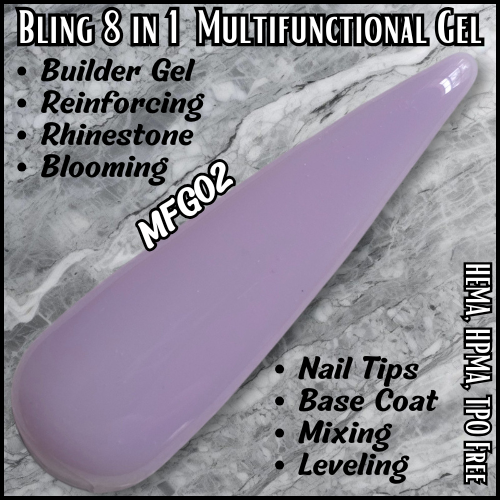 8 in 1 Multi Functional Color Builder Gel - MFG02 - HEMA, HPMA, TPO Free