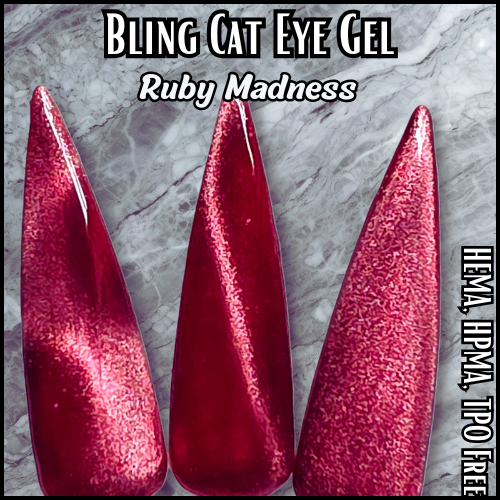 Ruby Madness Cat Eye - Woodland Cat Eye Gel Collection - Original Formula - HEMA, HPMA, TPO Free