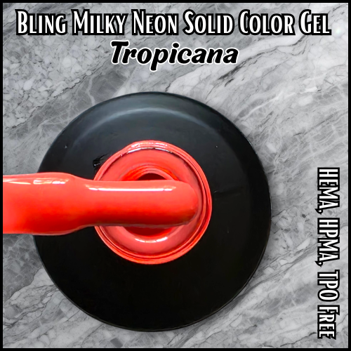 Ultra Tropicana Milky Neon Solid Color Gels - HEMA, HPMA, TPO Free