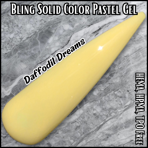 ULTRA Daffodil Dreams Pastel Solid Color Gel - HEMA HPMA TPO Free