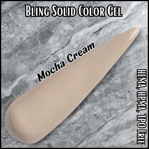 Mocha Cream Solid Color Gel - HEMA, HPMA, TPO Free