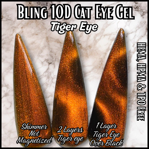 Tiger Eye - 10D Cat Eye Gel - HEMA HPMA TPO Free