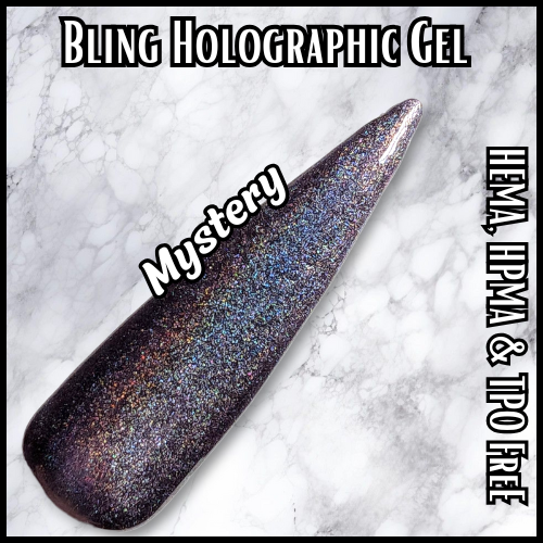 Mystery Grey Holographic Gel - HEMA, HPMA, TPO Free