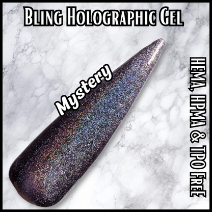 Mystery Grey Holographic Gel - HEMA, HPMA, TPO Free