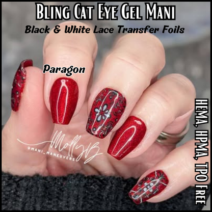 ULTRA Paragon Cat Eye with Flower #1 Transfer Foil - HEMA, HPMA, TPO Free