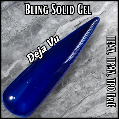 Deja Blue Jewel Solid Gel -  HEMA, HPMA, TPO Free