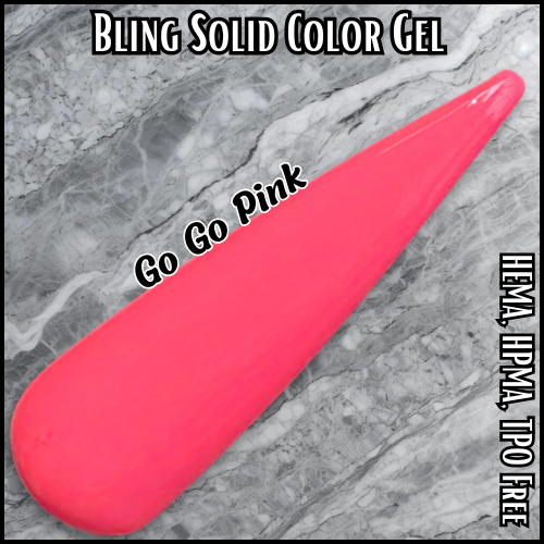 ULTRA Go Go Pink Neon Solid Color Gels - HEMA, HPMA, TPO Free