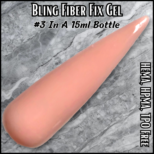 Set of 6 ULTRA Fiber Fix Base Gels, 15 ml Bottle - HEMA, HPMA, TPO Free