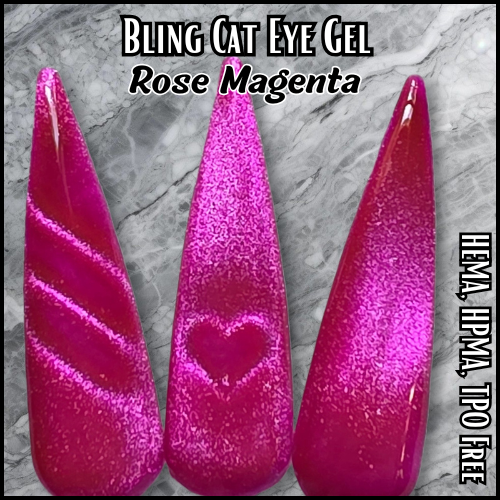 3 in 1 Easy HEART Shape Magnet, French Stripes, & Wide Light Effect STRONG Cat Eye Magnet