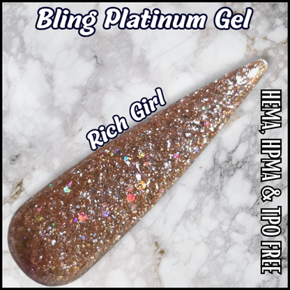 Rich Girl, Lush, Mocha Cream Gel Mani - HEMA HPMA TPO Free