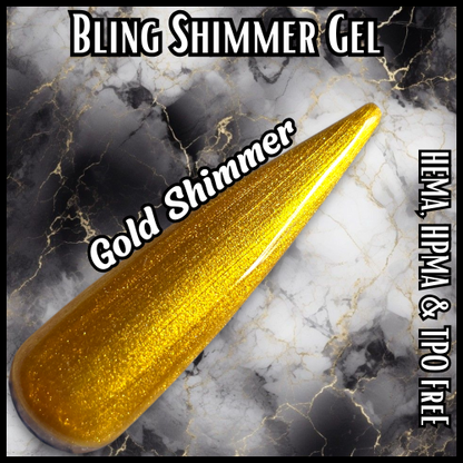 Gold Shimmer Gel - HEMA, HPMA, TPO Free