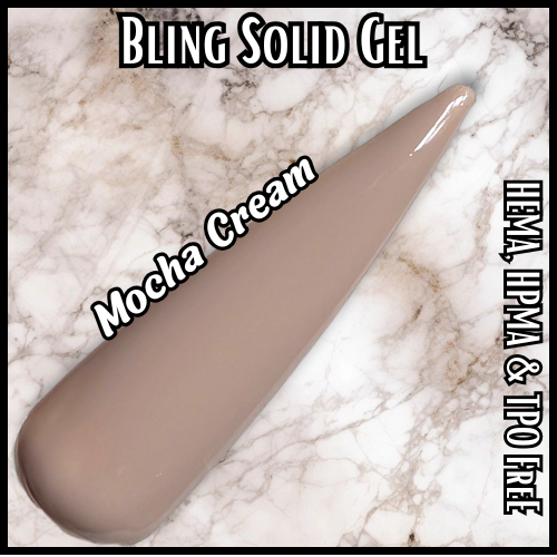 Mocha Cream Solid Gel - HEMA, HPMA, TPO Free