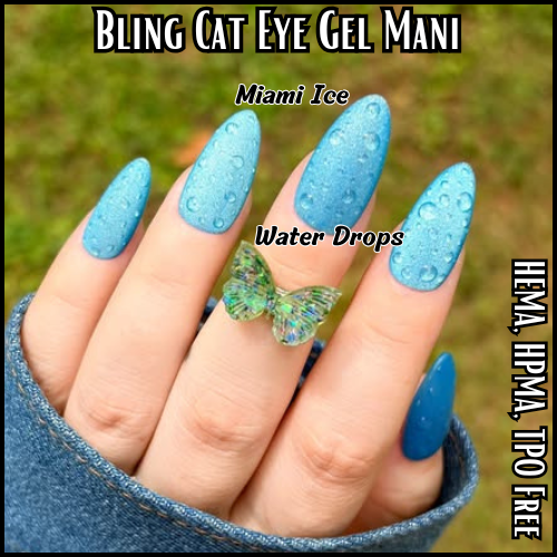 ULTRA Miami Ice Neon Cat Eye, ULTRA Russian Matte Top Coat Gel & ULTRA Water Drop Gel - HEMA, HPMA, TPO Free
