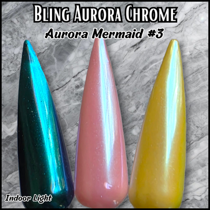 Aurora Mermaid Chrome #3 CHROME Powder