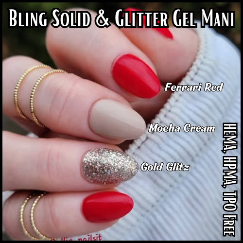 ULTRA Ferrari Red Solid Gel, ULTRA Red Velvet Shimmer & Original Heartless, Hot Jazz, Roulette Cat Eye Gels - Stay The Night Red Gel Collection - HEMA, HPMA, TPO Free