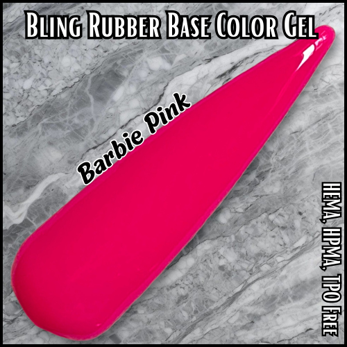 ULTRA Barbie Pink with Abstract Spring Transfer Foil - HEMA, HPMA, TPO Free