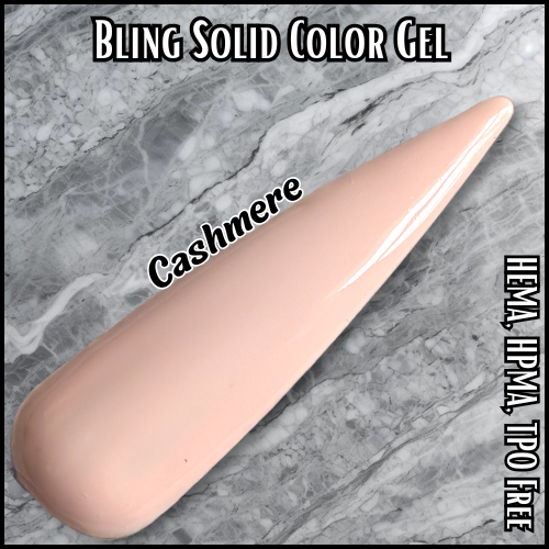 Cashmere Solid Color Gel - HEMA HPMA TPO Free