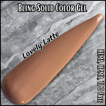 Lovely Latte Solid Color Gel - HEMA HPMA TPO Free