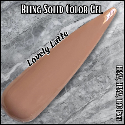 Lovely Latte Solid Color Gel - HEMA HPMA TPO Free