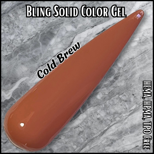 Cold Brew Solid Color Gel - HEMA, HPMA, TPO Free