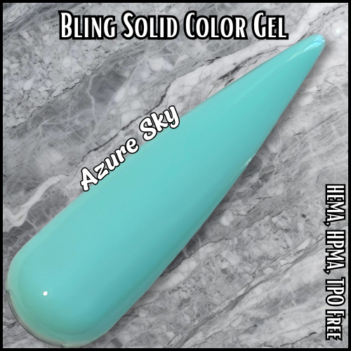 Azure Sky Solid Color Gel - HEMA, HPMA, TPO Free