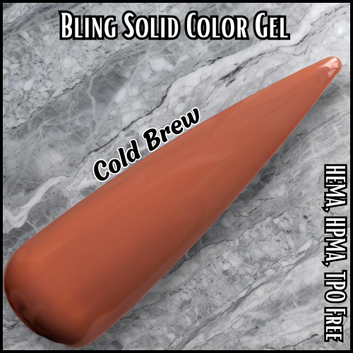 Cold Brew Solid Color Gel - HEMA, HPMA, TPO Free