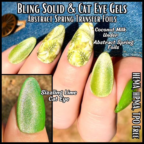 Sizzling Lime Neon Cat Eye Gel - HEMA, HPMA, TPO Free