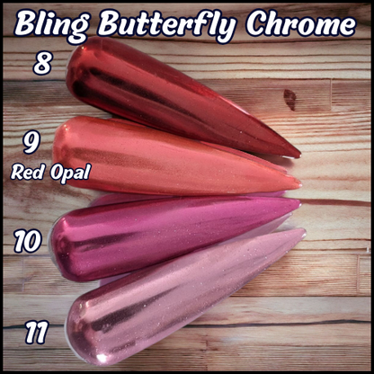 Red Opal - Butterfly #9 Chrome Powder