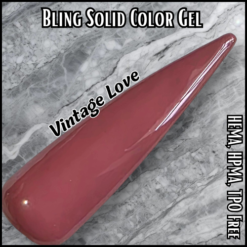 ULTRA Vintage Love Solid Color Gel - HEMA, HPMA, TPO Free