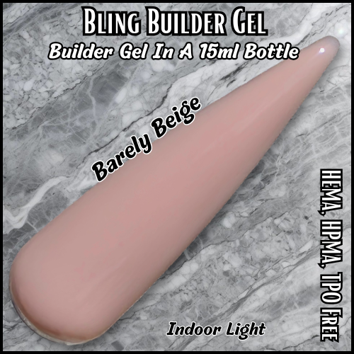 ULTRA Barely Beige Builder Gel in Bottle - HEMA, HPMA, TPO Free