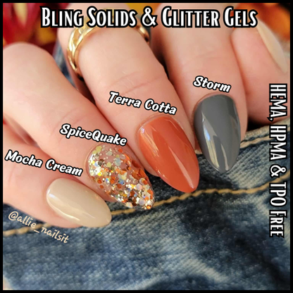 SpiceQuake Glitter Gel - HEMA, HPMA, TPO Free